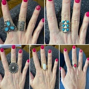 Ring lot of 6 - Paparazzi